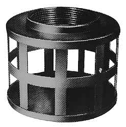 Kuriyama of America - 6" Hose, Square Hole Strainer - Plated Steel - Strong Tooling