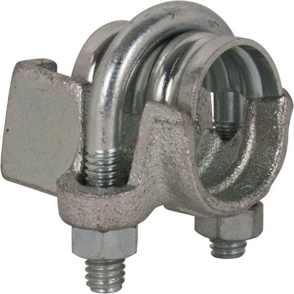 Campbell Fittings - 1/2" Hose, Single U-Bolt - Plated Steel - Strong Tooling