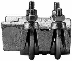 Campbell Fittings - 1-1/2" Hose, Interlocking U-Bolt Clamp - Plated Steel - Strong Tooling