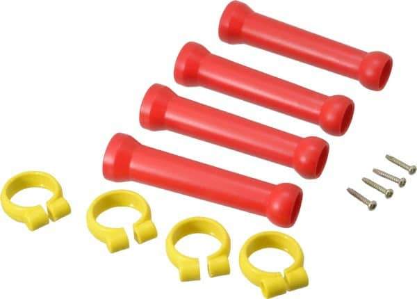 Value Collection - 1/2" Hose Inside Diam, Coolant Hose Extension Element Kit - Includes (4) 1/2" Element Clamps, (4) 1/2" Extension Elements, for Use with Snap Together Hose System, 8 Pieces - Strong Tooling