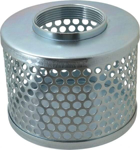 Kuriyama of America - 3" Hose, Round Hole Strainer - Plated Steel - Strong Tooling