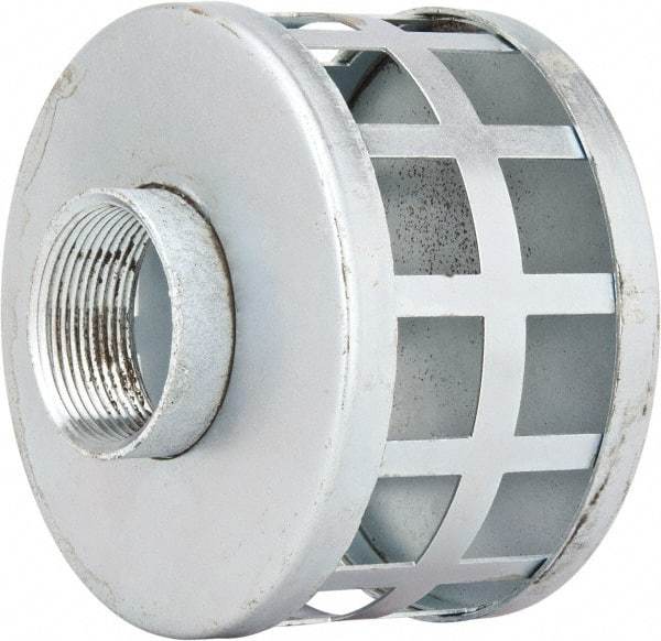 Kuriyama of America - 1-1/2" Hose, Square Hole Strainer - Plated Steel - Strong Tooling