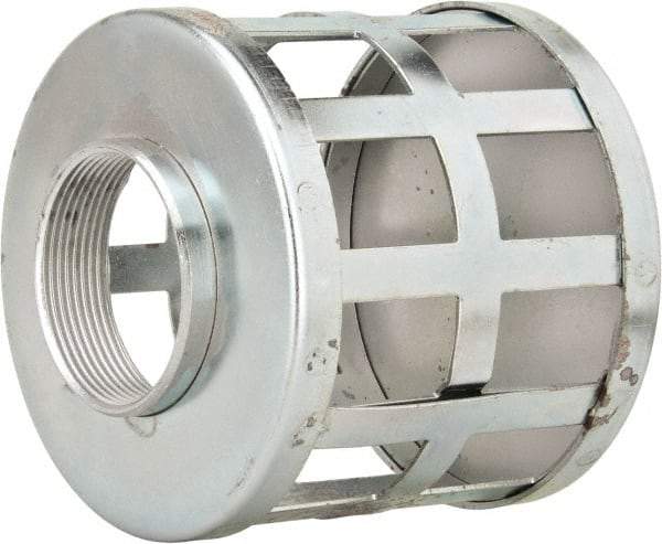 Kuriyama of America - 2" Hose, Square Hole Strainer - Plated Steel - Strong Tooling