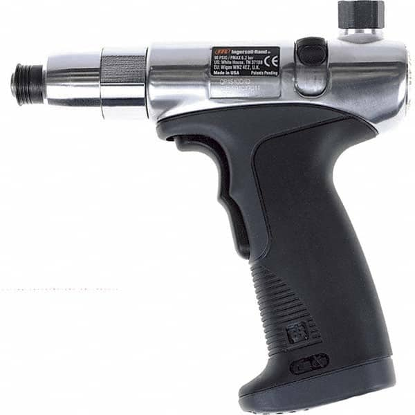 Ingersoll-Rand - 1/4" Bit Holder, 1,000 RPM, Pistol Grip Handle Air Screwdriver - 46 In/Lb Torque, 16 CFM - Strong Tooling