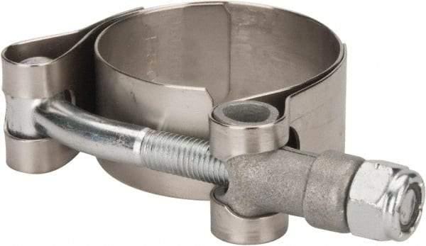 Campbell Fittings - 1-1/2" Hose, 3/4" Wide x 0.025" Thick, T-Bolt Band Clamp - Stainless Steel - Strong Tooling