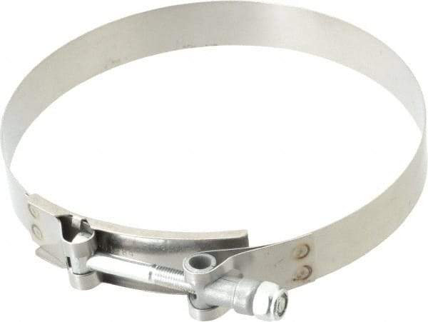 Campbell Fittings - 5-1/2" Hose, 3/4" Wide x 0.025" Thick, T-Bolt Band Clamp - Stainless Steel - Strong Tooling