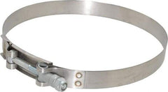 Campbell Fittings - 6-3/4" Hose, 3/4" Wide x 0.025" Thick, T-Bolt Band Clamp - Stainless Steel - Strong Tooling