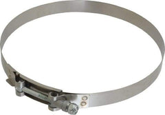 Campbell Fittings - 7-3/4" Hose, 3/4" Wide x 0.025" Thick, T-Bolt Band Clamp - Stainless Steel - Strong Tooling