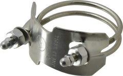 Kuriyama of America - 2" Hose, Spiral Double Bolt Hose Clamp - Plated Steel - Strong Tooling