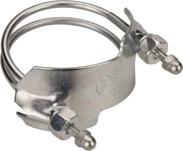 Kuriyama of America - 2-1/2" Hose, Spiral Double Bolt Hose Clamp - Plated Steel - Strong Tooling