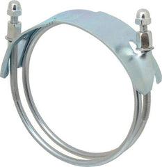 Kuriyama of America - 6" Hose, Spiral Double Bolt Hose Clamp - Plated Steel - Strong Tooling