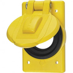 Hubbell Wiring Device-Kellems - Weatherproof Box Covers Cover Shape: Round Number of Holes in Outlet: 1 - Strong Tooling