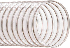 Hi-Tech Duravent - 3" ID, 50' Long, PVC Blower & Duct Hose - Clear, 4-1/4" Bend Radius, 22 In/Hg, 24 Max psi, -20 to 180°F, Abrasion and Chemical Resistant - Strong Tooling