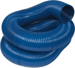 Hi-Tech Duravent - 8" ID, 25' Long, PVC Blower & Duct Hose - Blue, 10-1/2" Bend Radius, 6 In/Hg, 7 Max psi, -20 to 180°F, Abrasion and Chemical Resistant - Strong Tooling