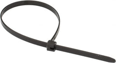 Thomas & Betts - 13.2" Long Black Polypropylene Standard Cable Tie - 60 Lb Tensile Strength, 1.52mm Thick, 4" Max Bundle Diam - Strong Tooling