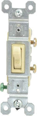 Pass & Seymour - 1 Pole, 120 VAC, 15 Amp, Specification Grade, Toggle, Wall and Dimmer Light Switch - 1-1/4 Inch Wide x 3.281 Inch High - Strong Tooling