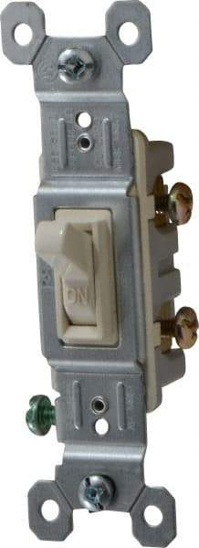 Pass & Seymour - 1 Pole, 120 VAC, 15 Amp, Specification Grade, Toggle, Wall and Dimmer Light Switch - 1-1/4 Inch Wide x 3.281 Inch High - Strong Tooling