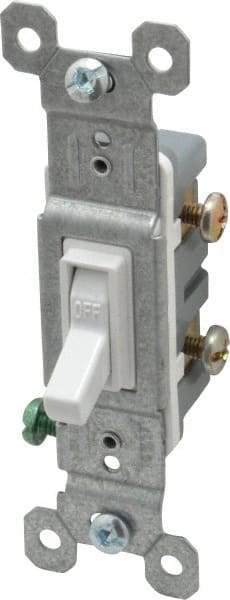 Pass & Seymour - 1 Pole, 120 VAC, 15 Amp, Specification Grade, Toggle, Wall and Dimmer Light Switch - 1-1/4 Inch Wide x 3.281 Inch High - Strong Tooling