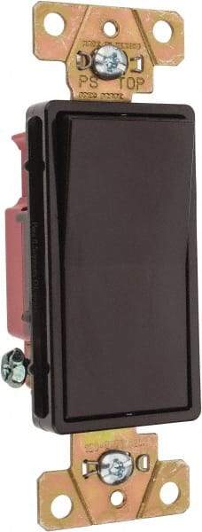 Pass & Seymour - 1 Pole, 120 to 277 VAC, 20 Amp, Specification Grade, Rocker, Wall and Dimmer Light Switch - 1.3 Inch Wide x 4.2 Inch High - Strong Tooling