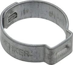 Oetiker - 17 to 19.8mm, Zinc-Plated 1-Ear Clamp - 3/4" Noml Size, 9mm Inner Width, 7mm Wide x 0.75mm Thick, Carbon Steel - Strong Tooling