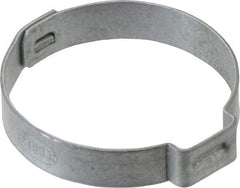 Oetiker - 30 to 33.1mm, Zinc-Plated 1-Ear Clamp - 1-5/16" Noml Size, 10mm Inner Width, 7mm Wide x 0.75mm Thick, Carbon Steel - Strong Tooling