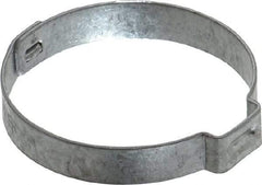 Oetiker - 35 to 38.1mm, Zinc-Plated 1-Ear Clamp - 1-1/2" Noml Size, 10mm Inner Width, 7mm Wide x 0.75mm Thick, Carbon Steel - Strong Tooling