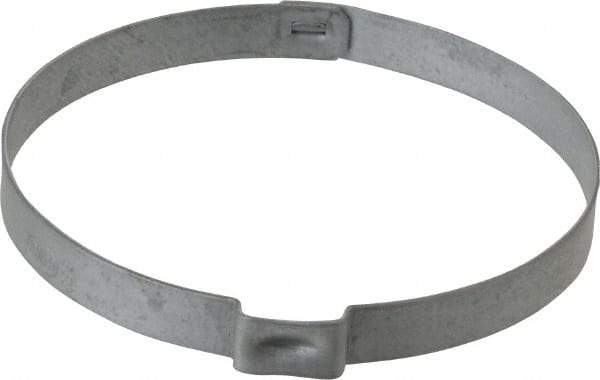 Oetiker - 60.4 to 63.5mm, Zinc-Plated 1-Ear Clamp - 2-1/2" Noml Size, 10mm Inner Width, 7mm Wide x 0.75mm Thick, Carbon Steel - Strong Tooling