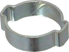 Oetiker - 22.5 to 27mm, Zinc-Plated 2-Ear Clamp - 1" Noml Size, 7.07mm Inner Width, 10mm Wide x 1.5mm Thick, Carbon Steel - Strong Tooling