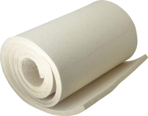 Made in USA - 1/2 Inch Thick x 60 Inch Wide x 12 Inch Long, Pressed Wool Felt Sheet - 8 Lbs/Square Yd., White, 500 psi - Strong Tooling