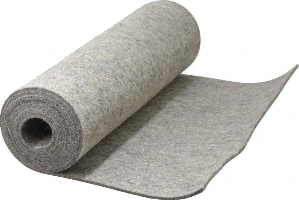 Made in USA - 1/8 Inch Thick x 60 Inch Wide x 12 Inch Long, Pressed Wool Felt Sheet - 2 Lbs/Square Yd., Gray, 400 psi - Strong Tooling