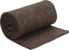 Made in USA - 1/2 Inch Thick x 72 Inch Wide x 12 Inch Long, Pressed Wool Felt Sheet - 4.2 Lbs/Square Yd., Gray, 75 psi - Strong Tooling