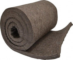 Made in USA - 3/4 Inch Thick x 72 Inch Wide x 12 Inch Long, Pressed Wool Felt Sheet - 6.4 Lbs/Square Yd., Gray, 75 psi - Strong Tooling