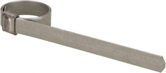 IDEAL TRIDON - 13/16" ID Galvanized Steel Preformed J-Type Clamp - 3/8" Wide, 0.025" Thick - Strong Tooling