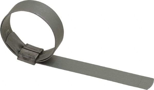 IDEAL TRIDON - 1-1/2" ID Galvanized Steel Preformed J-Type Clamp - 5/8" Wide, 0.03" Thick - Strong Tooling