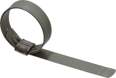 IDEAL TRIDON - 1-3/4" ID, Galvanized Steel Preformed J-Type Clamp - 5/8" Wide x 0.03" Thick - Strong Tooling