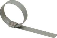 IDEAL TRIDON - 2" ID, Galvanized Steel Preformed J-Type Clamp - 5/8" Wide x 0.03" Thick - Strong Tooling