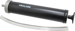 PRO-LUBE - Oil Lubrication Aluminum Suction Gun - For 16 oz Container, Use with Non-Corrosive Liquids - Strong Tooling