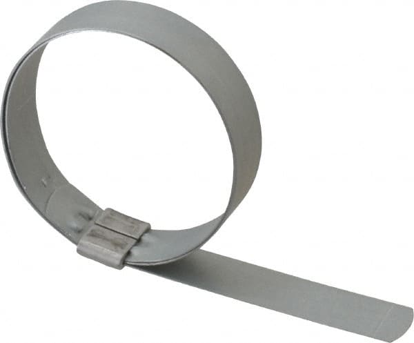 IDEAL TRIDON - 2-3/4" ID, Galvanized Steel Preformed J-Type Clamp - 3/4" Wide x 0.03" Thick - Strong Tooling