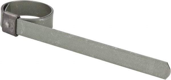 IDEAL TRIDON - 13/16" ID Galvanized Steel Preformed Center Punch Clamp - 3/8" Wide, 0.025" Thick - Strong Tooling