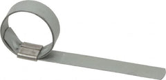 IDEAL TRIDON - 1-1/4" ID Galvanized Steel Preformed Center Punch Clamp - 5/8" Wide, 0.025" Thick - Strong Tooling