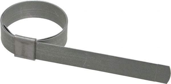 IDEAL TRIDON - 1-1/2" ID Galvanized Steel Preformed Center Punch Clamp - 5/8" Wide, 0.025" Thick - Strong Tooling