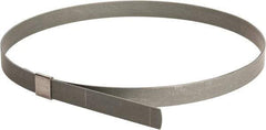 IDEAL TRIDON - 8" ID, Galvanized Steel Preformed Center Punch Type Clamp - 5/8" Wide x 0.03" Thick - Strong Tooling