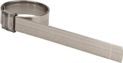 IDEAL TRIDON - 1-1/4" ID, Grade 201, Stainless Steel Preformed J-Type Clamp - 1/2" Wide x 0.03" Thick - Strong Tooling