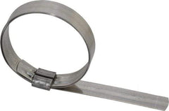 IDEAL TRIDON - 2-1/2" ID, Grade 201, Stainless Steel Preformed J-Type Clamp - 5/8" Wide x 0.03" Thick - Strong Tooling