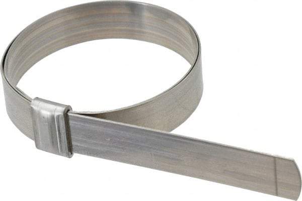 IDEAL TRIDON - 2-3/4" ID, Grade 201, Stainless Steel Preformed J-Type Clamp - 3/4" Wide x 0.03" Thick - Strong Tooling