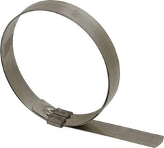 IDEAL TRIDON - 4" ID, Grade 201, Stainless Steel Preformed J-Type Clamp - 3/4" Wide x 0.03" Thick - Strong Tooling