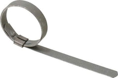 IDEAL TRIDON - 1-3/8" ID Grade 201 Stainless Steel Preformed Center Punch Clamp - 3/8" Wide, 0.025" Thick - Strong Tooling