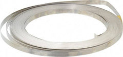 IDEAL TRIDON - Grade 201, Stainless Steel Banding Strap Roll - 1/2" Wide x 0.03" Thick - Strong Tooling