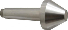 Riten - 2-3/4" Head Diam, Hardened Tool Steel Bull Nose Point Solid Dead Center - 4MT Morse Taper, 2-3/4" Point Diam, 1.508" Point Length, 2-15/16" OAL - Strong Tooling