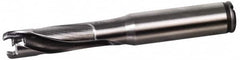 Kennametal - 8.5 to 8.99mm Diam, 3xD, 27mm Max Depth, 10mm Shank Diam, 37mm Flute, 81mm OAL, Replaceable Tip Drill - KTIP0850HPM Insert, G Seat Size, Series KenTIP - Strong Tooling